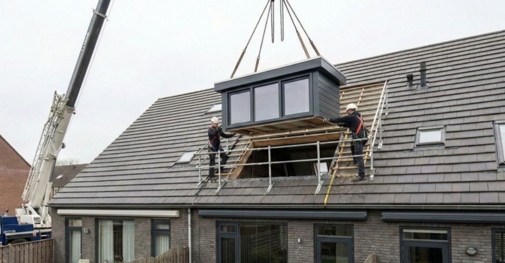 Dakkapel in Ridderkerk - Prefab dakkapel